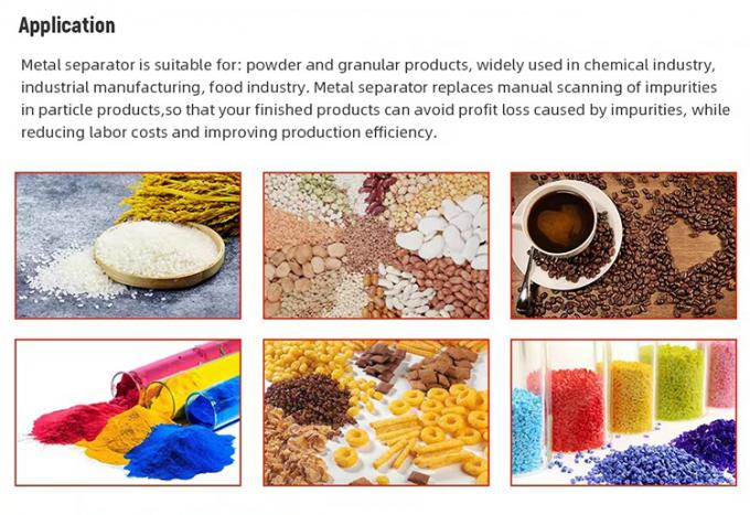 Tablet And Capsule Medical And Food Grade Metal Separator CE HACCP Certified 2