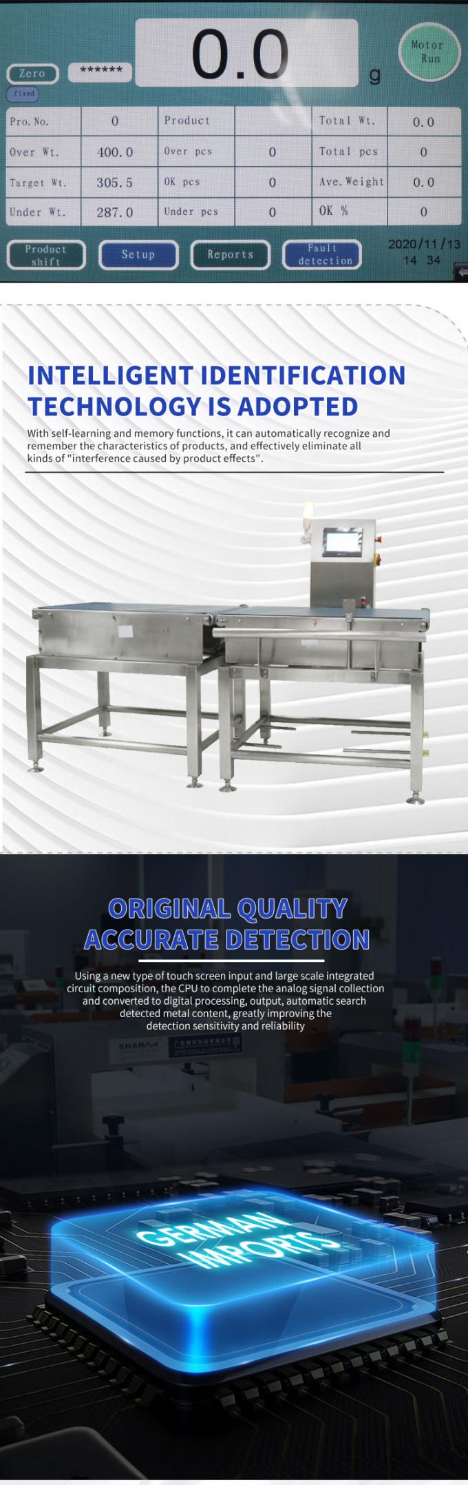 Frozen Fish Checkweigher Scale With Automated Sorting checking weigher reject System For Quality Products 7