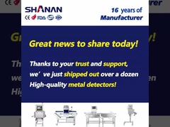 Máy dò kim loại băng tải cho sản phẩm rời, độ nhạy cao, ngành công nghiệp thực phẩm, nhà máy