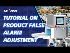 Máy X quang thực phẩm tiên tiến với nguồn điện 50Hz và vật liệu cơ thể SUS304 sơn gương