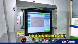 Kiểm tra thực phẩm bằng tia X phát hiện kính kim loại