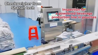 Cân kiểm tra trọng lượng động tốc độ cao để đóng gói chính xác