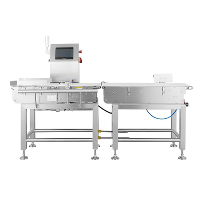 Băng tải tự động Cân kiểm tra cân thực phẩm với hệ thống từ chối Cân kiểm tra băng tải kết hợp cho thực phẩm