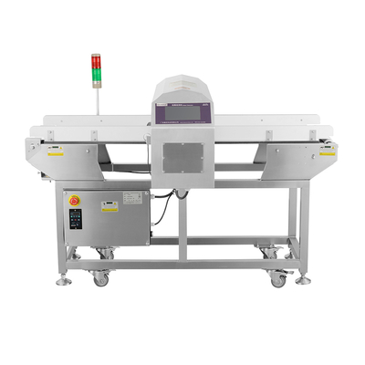Máy phát hiện kim loại thực phẩm màn hình cảm ứng chính xác cao với hệ thống ngôn ngữ tùy chỉnh