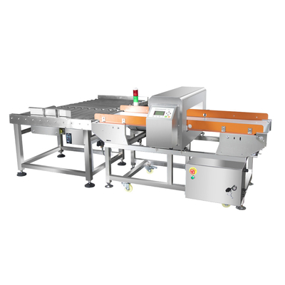 Máy dò kim loại băng tải tự động hóa ngành công nghiệp thực phẩm bằng thép không gỉ 304 cho gói nhỏ