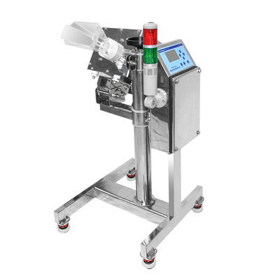 Máy tách kim loại máy tính bảng với bảo vệ IP56 Dược phẩm kỹ thuật số Conveyor Máy dò kim loại với màn hình cảm ứng
