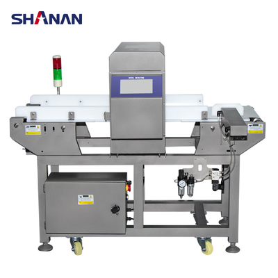Máy phát hiện kim loại thực phẩm chính xác cao sản xuất Máy phát hiện kim loại giá rẻ với dây chuyền vận chuyển