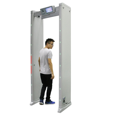 Màn hình cảm ứng Đi bộ qua thiết bị dò kim loại an ninh cho trường học, sân bay