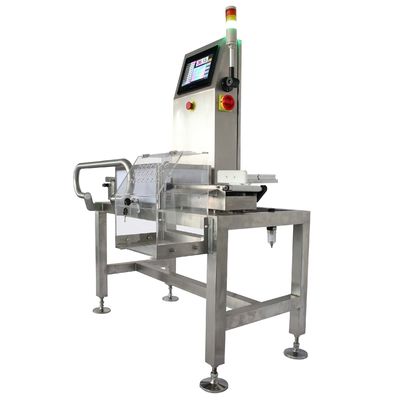 Cân kiểm tra trọng lượng dạng băng tải 0,1g có độ chính xác cao với kết cấu thép không gỉ 304/316 và tốc độ băng tải có thể tùy chỉnh cho dây chuyền sản xuất