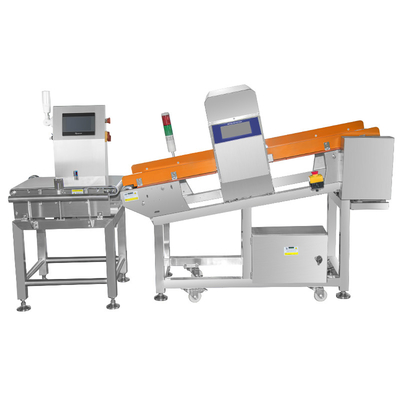 Máy tính cảm ứng công nghiệp dây chuyền vận chuyển Kiểm tra trọng lượng bao bì Đánh nặng thép không gỉ máy dò kim loại