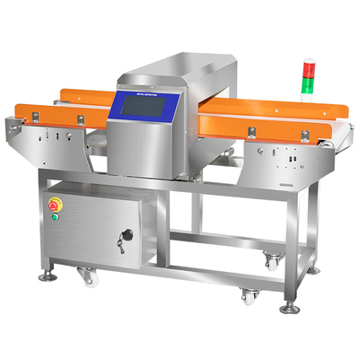 Máy phát hiện kim loại loại dây chuyền vận chuyển kỹ thuật số cấp thực phẩm / Máy phát hiện kim loại trong ngành công nghiệp thực phẩm đông lạnh