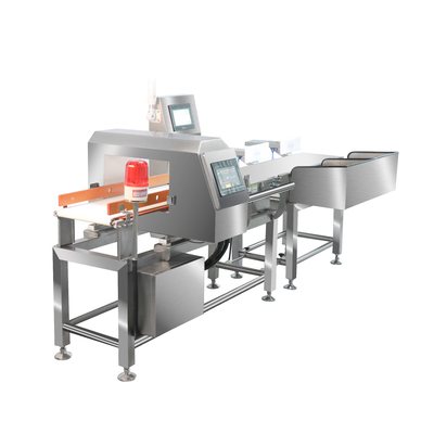 Xử lý dễ dàng vận hành tốc độ cao kết hợp máy dò kim loại và checkweigher cho các sản phẩm sliver