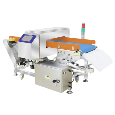 Nhà máy thịt thịt thịt nướng thực phẩm đông lạnh tươi an toàn vận chuyển tự động loại bỏ dây kim loại máy dò kim loại