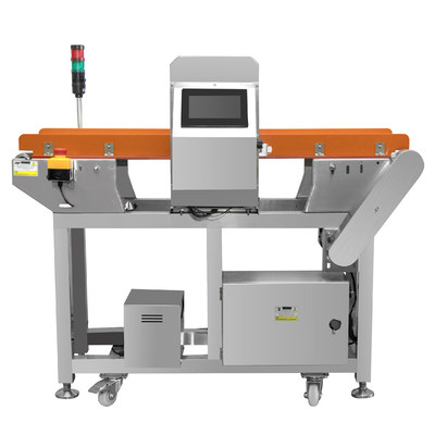 Máy phát hiện kim loại thực phẩm chính xác cao Độ nhạy cao tự động từ chối CE ISO Nhà sản xuất được chứng nhận
