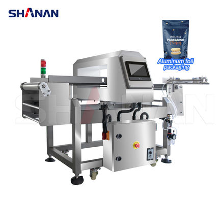 Các nhà máy chuyên nghiệp cảm ứng xung máy dò kim loại thực phẩm Bao bì nhôm cho thực phẩm