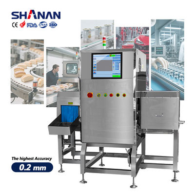 Máy kiểm tra tia X cho ngành công nghiệp thực phẩm vật nuôi đóng hộp sản phẩm đóng chai gói với từ chối