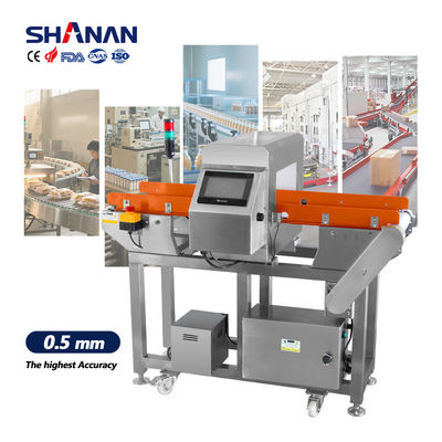 Máy phát hiện kim loại vận chuyển bọc thực phẩm công nghiệp tự động