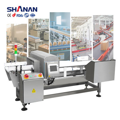 Bao bì máy dò kim loại dây chuyền vận chuyển thực phẩm công nghiệp tự động tùy chỉnh