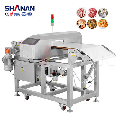 Máy phát hiện kim loại tự động loại thực phẩm máy vận chuyển dây đai đa ngôn ngữ ngành công nghiệp thực phẩm máy phát hiện kim loại