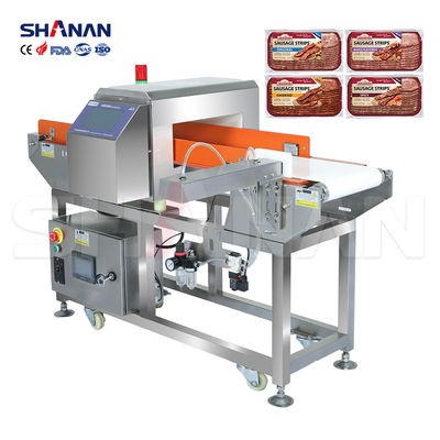Thực phẩm biển đông lạnh Thịt chất lượng thực phẩm máy dò kim loại Công nghiệp với từ chối