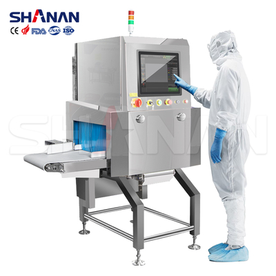 Hệ thống máy kiểm tra tia X công nghiệp hiệu suất cao Chiếc gương thực phẩm SUS304