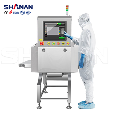 Kiểm tra Thực phẩm Hệ thống kiểm tra tia X với dây chuyền vận chuyển công nghiệp chính xác cao