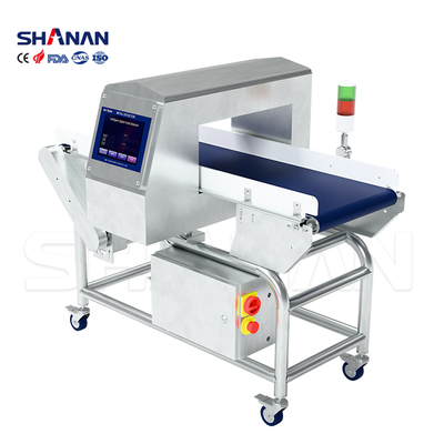 Máy dò kim loại dây chuyền vận chuyển nhạy cao với cài đặt quyền sử dụng và khả năng quản lý dữ liệu