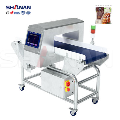 Vành băng vận chuyển nhạy cao với máy dò kim loại cho sản xuất hạt thực phẩm