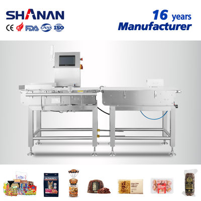 Máy vận chuyển cân tự động Checkweigher Nhà sản xuất bao bì thực phẩm