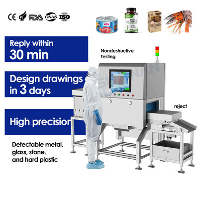 An toàn của máy kiểm tra tia X không phá hoại trên dây chuyền sản xuất nhà máy