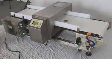 Máy dò kim loại băng tải PVC / PU Máy kiểm tra băng tải thực phẩm, sắt, màu, 304 SUS