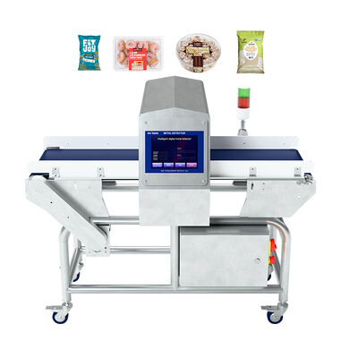 Băng tải máy dò kim loại cho nhà máy bánh quy và phô mai