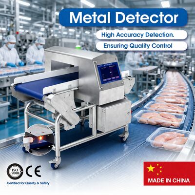 High Sensitivity Stainless Steel 304 Automatic  Belt Food Metal Detector for Industrial Conveyor Belt Safety