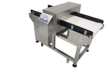 Máy dò kim loại nhôm bền nhôm phát hiện băng tải cho gói lá thiếc, 0,5 Mm Fe