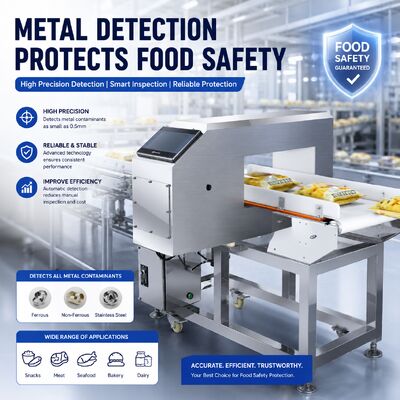 Tất cả các loại kim loại máy vận chuyển thực phẩm nhà máy thịt thực phẩm hải sản bánh quy sô cô la hạt máy dò kim loại chính xác cao