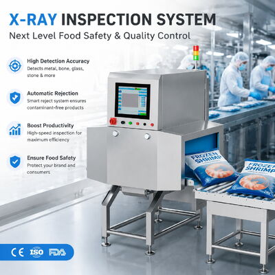 Máy chụp X quang thực phẩm hoạt động bằng màn hình cảm ứng cung cấp chiều cao sản phẩm tối đa 200mm đảm bảo giám sát an toàn thực phẩm hiệu quả