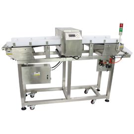 Máy dò kim loại băng tải 90W Phát hiện thực phẩm Công nghiệp Tốc độ 27-38 M / phút
